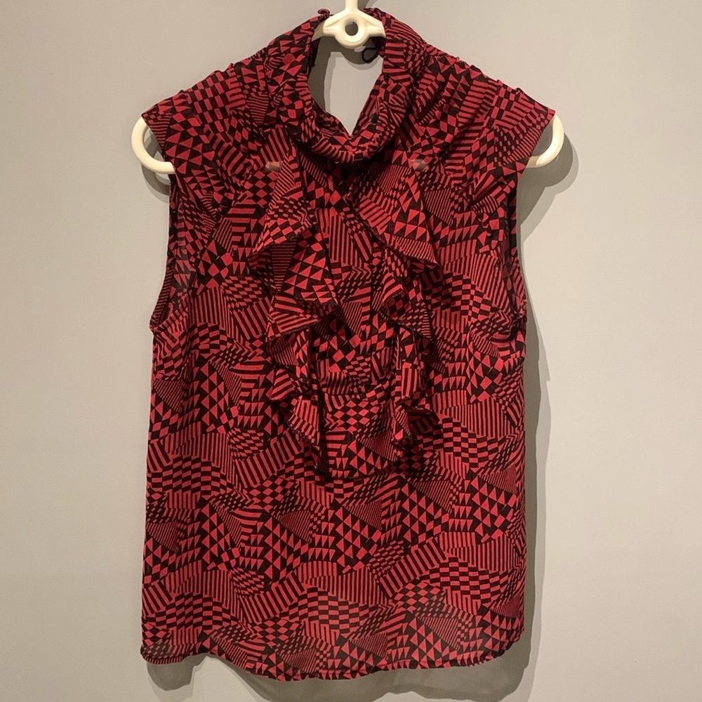 Vero Moda Pink And Black Top